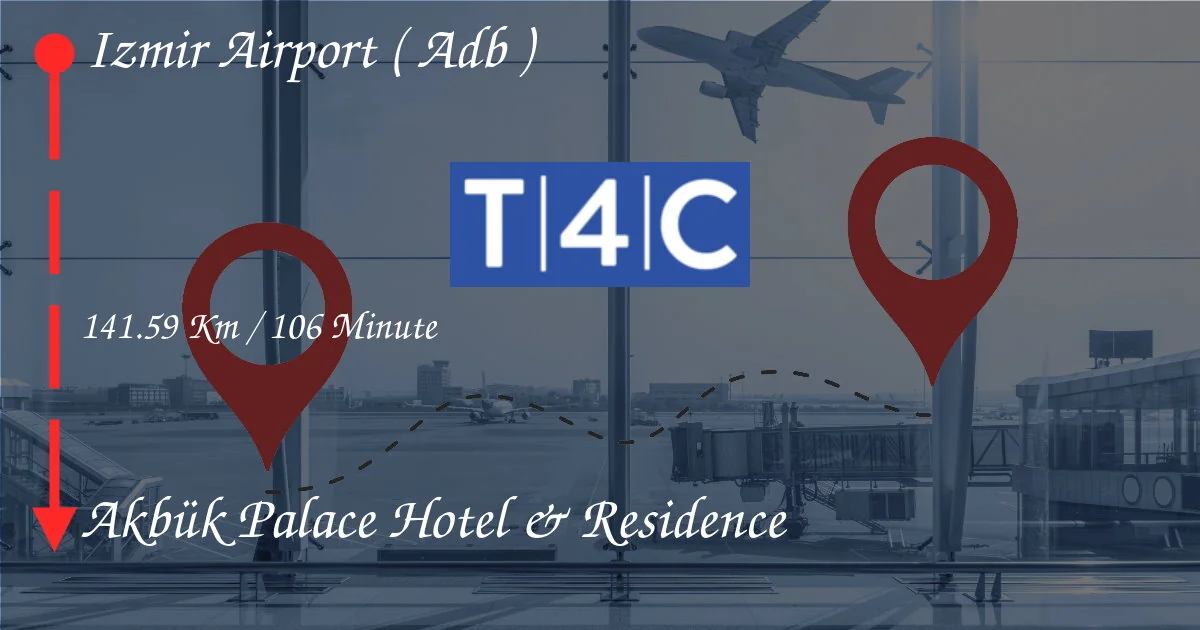 Come andare dall'aeroporto di Izmir (ADB) a Akbük Palace Hotel & Residence