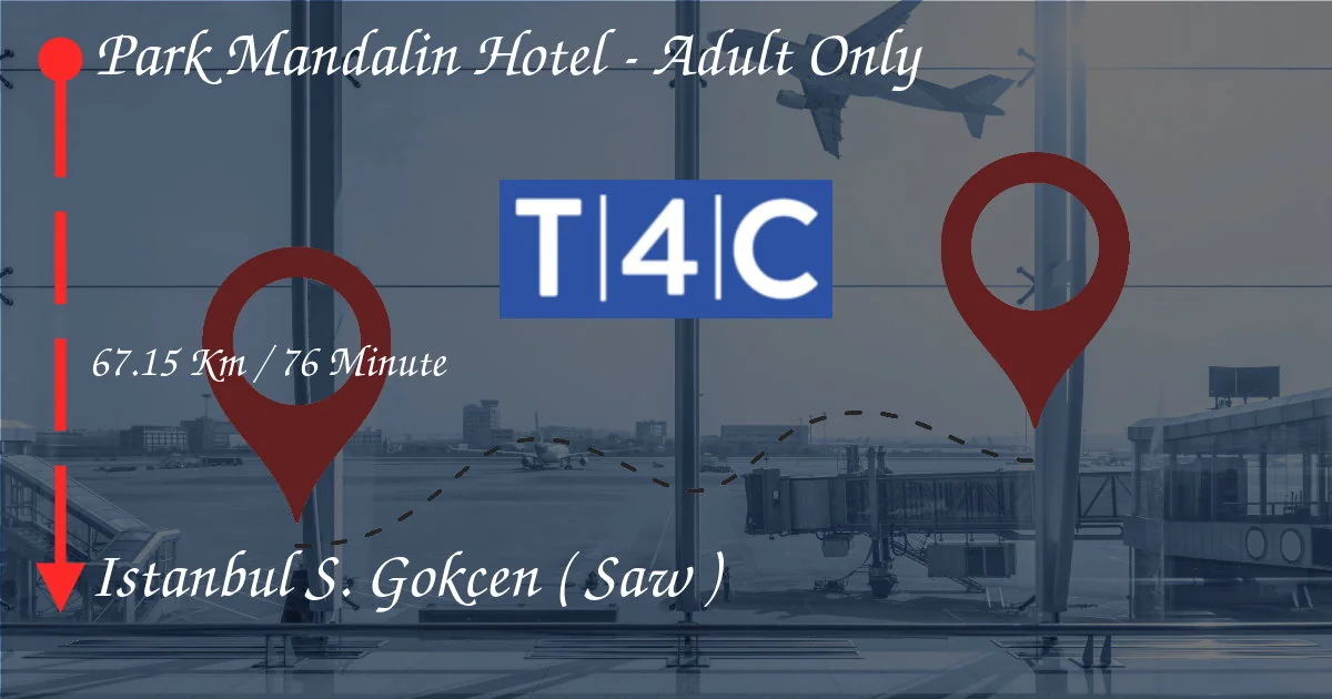 Come andare da Park Mandalin Hotel - adulto solo a Istanbul Sabiha Gökçen (SAW)