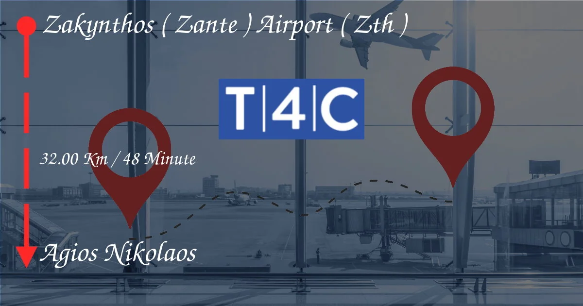 Come passare dall'AgIOS Nikolaos all'aeroporto di Zakynthos (Zante) (ZTH)