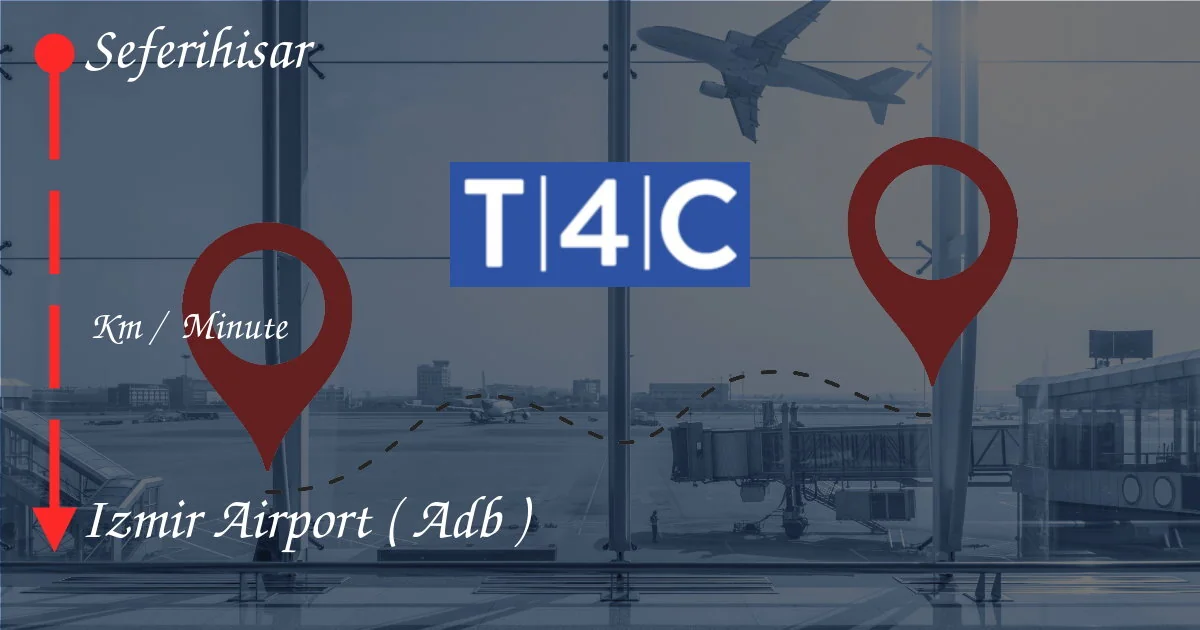 Cómo pasar de Seferihisar al aeropuerto de Izmir (ADB)