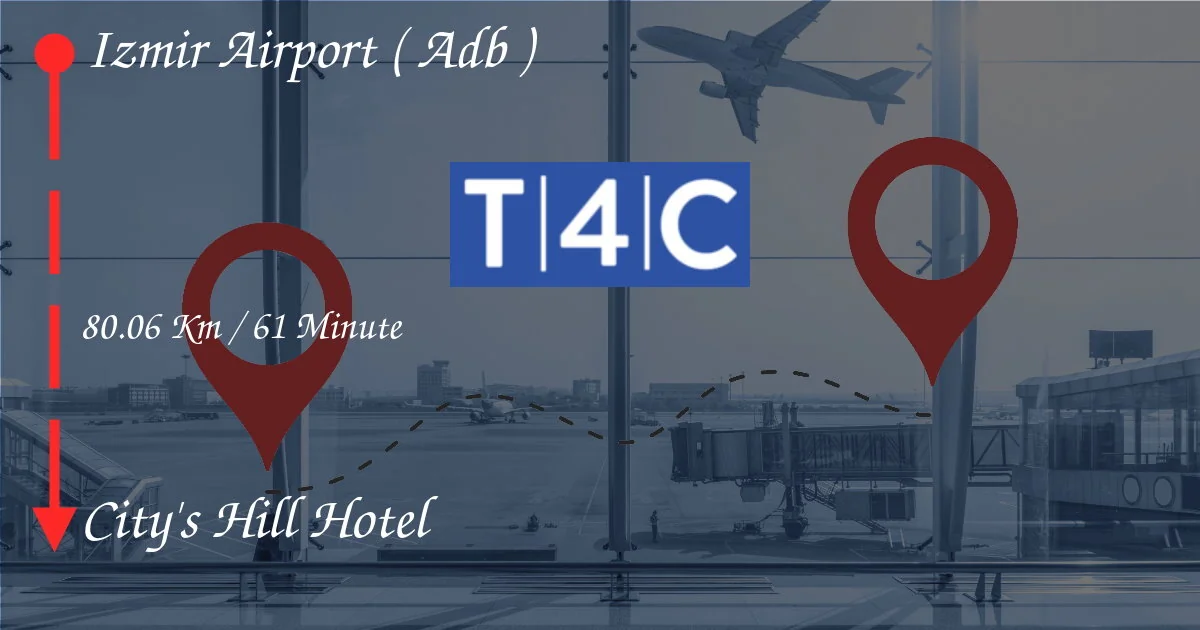Cómo ir del aeropuerto de Izmir (ADB) al City's Hill Hotel