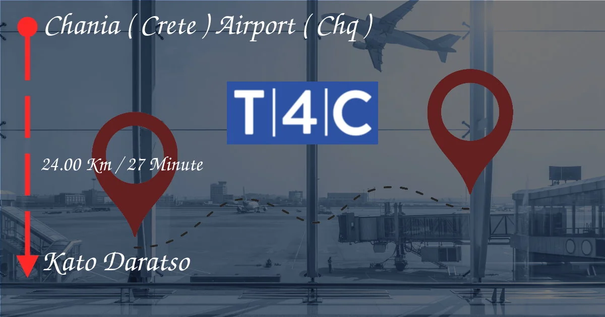 Wie man vom Flughafen Chania (Kreta) nach Kato Daratso geht
