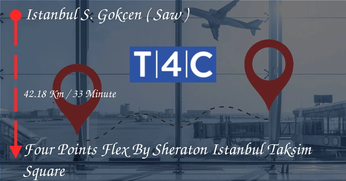 How To Go From Istanbul Sabiha Gökçen (SAW) to Four Points Flex By Sheraton Istanbul Taksim Square
