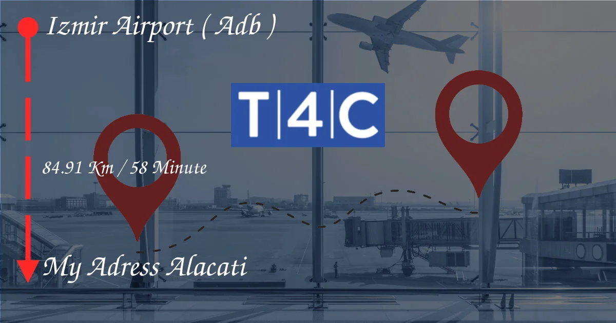 Come andare dall'aeroporto di Izmir (ADB) al mio indirizzo alacati