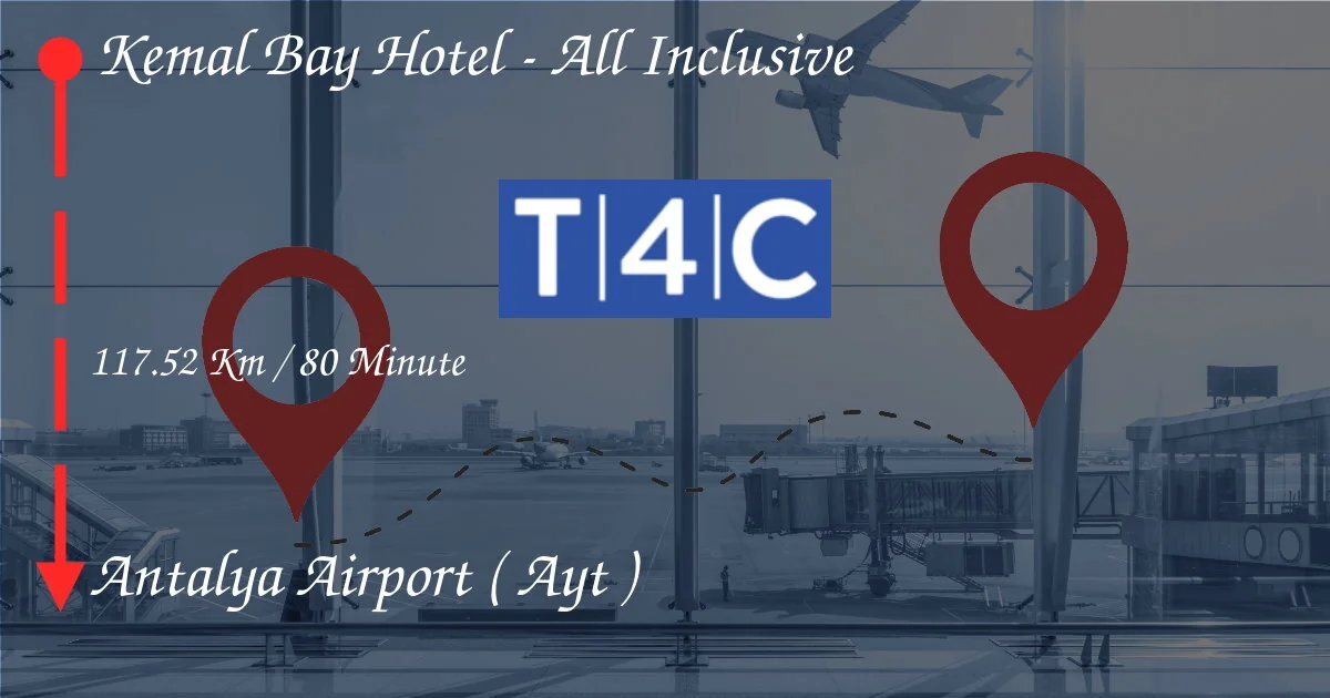 How To Go From Kemal Bay Hotel - All Inclusive to ANTALYA AIRPORT ( AYT )