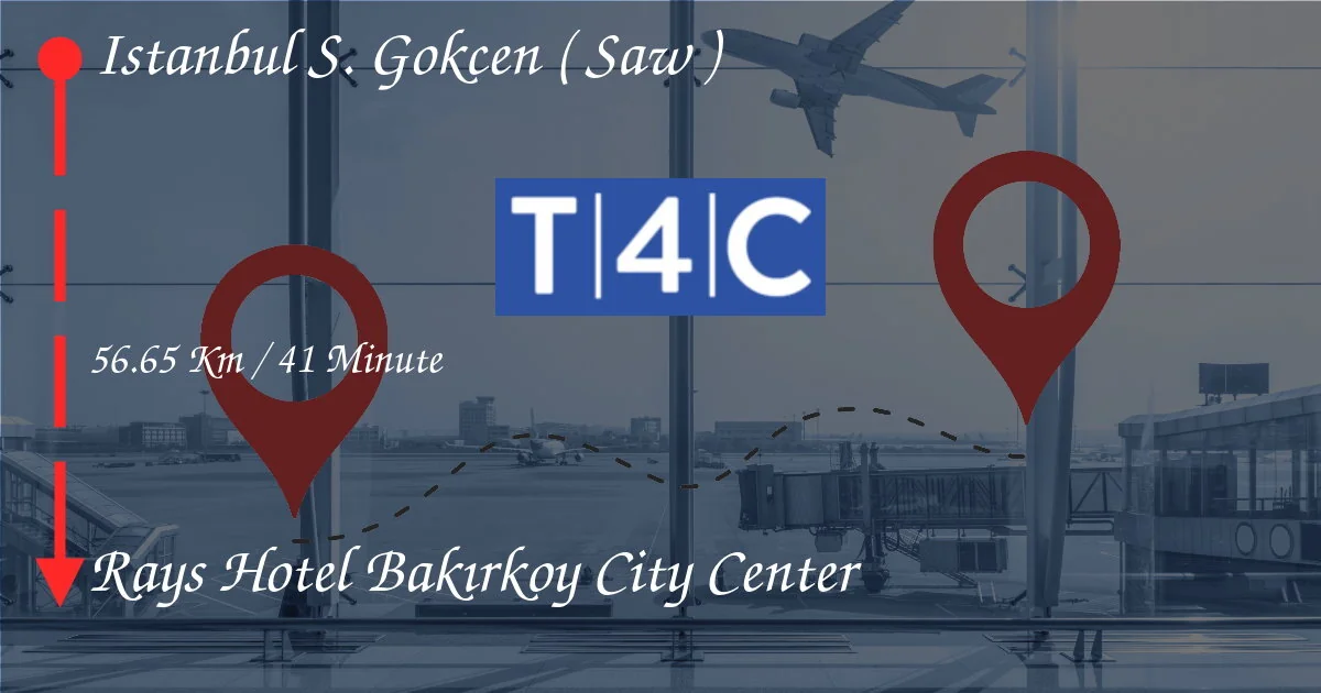 Come andare da Istanbul Sabiha Gökçen (SAW) al Rays Hotel Bakırkoy City Center