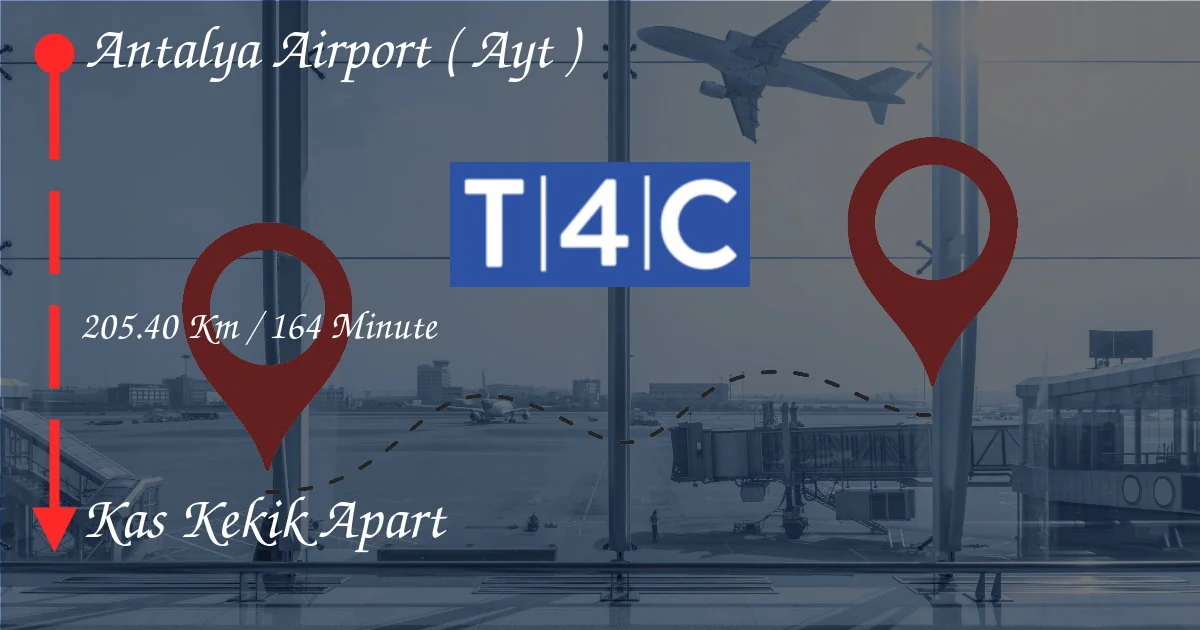 How To Go From ANTALYA AIRPORT ( AYT ) to Kas Kekik Apart