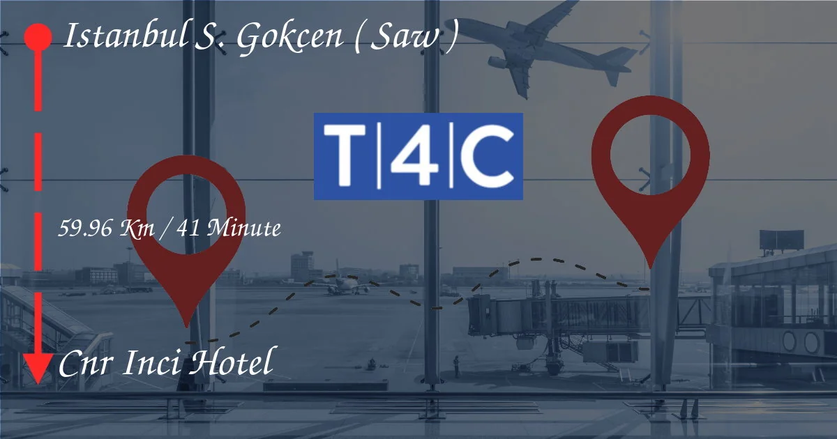 How To Go From Istanbul Sabiha Gökçen (SAW) to Cnr Inci Hotel