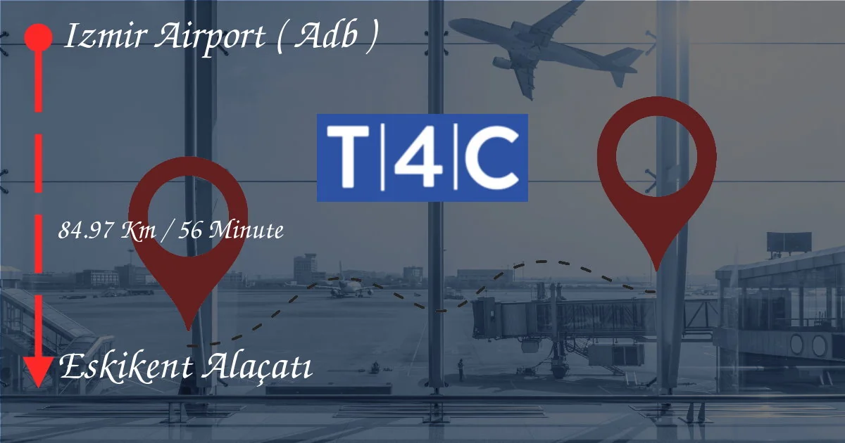 How To Go From IZMIR AIRPORT ( ADB ) to Eskikent Alaçatı