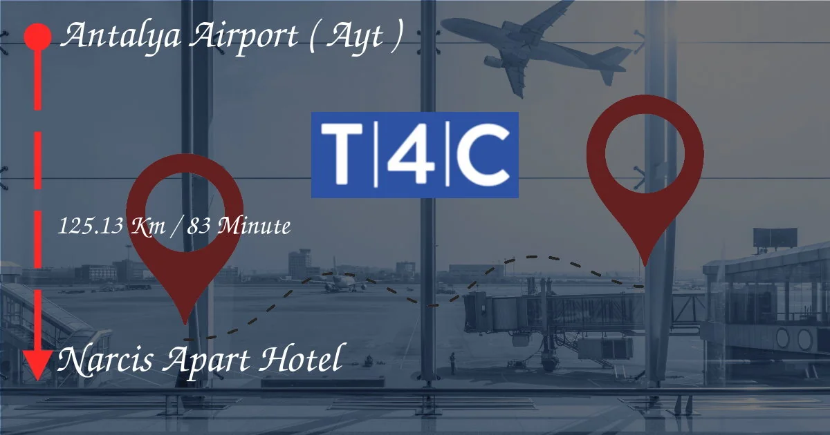 How To Go From ANTALYA AIRPORT ( AYT ) to Narcis Apart Hotel