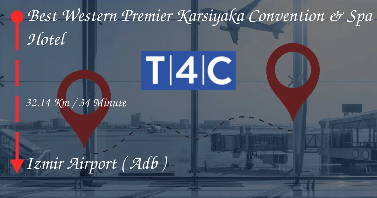 Cómo ir del Best Western Premier Karsiyaka Convention & Spa Hotel al aeropuerto de Izmir (ADB)