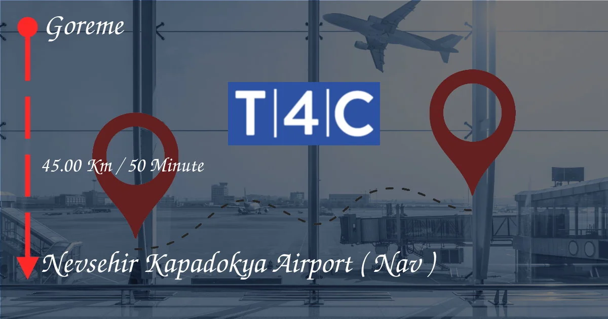 Cómo ir de Goreme a Nevsehir Kapadokya Airport (NAV)