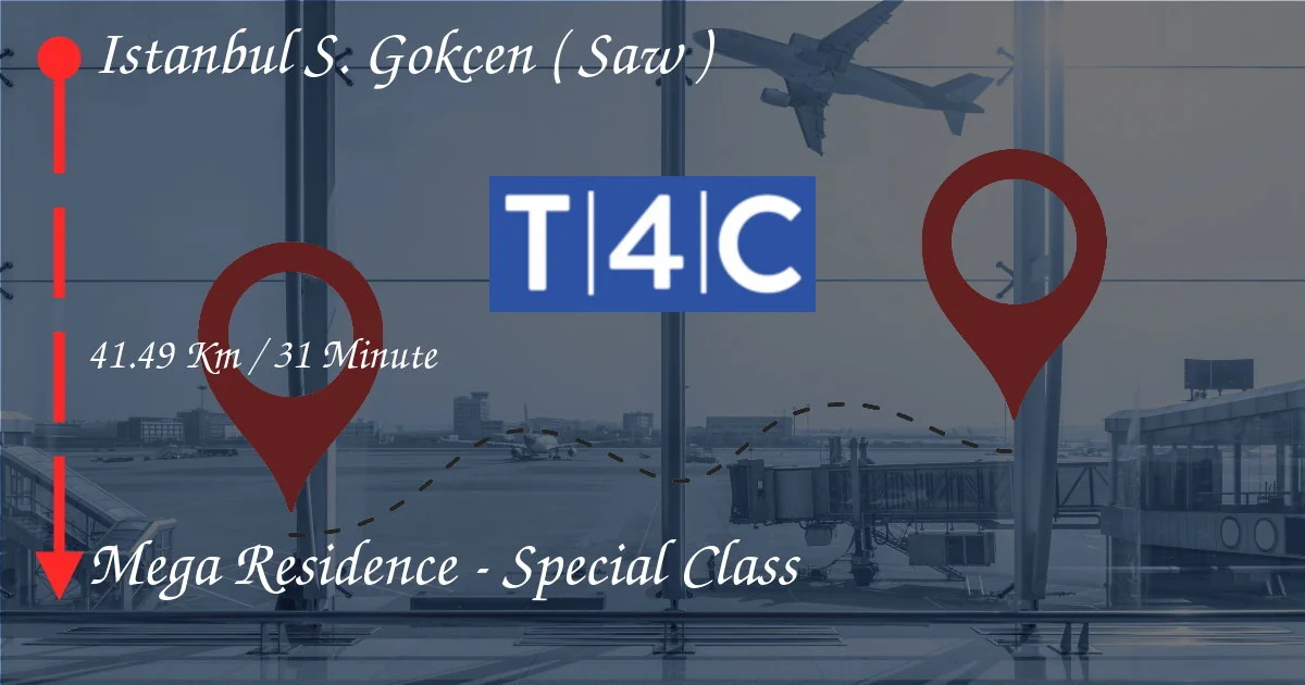 Come andare da Istanbul Sabiha Gökçen (SAW) a Mega Residence - Classe speciale