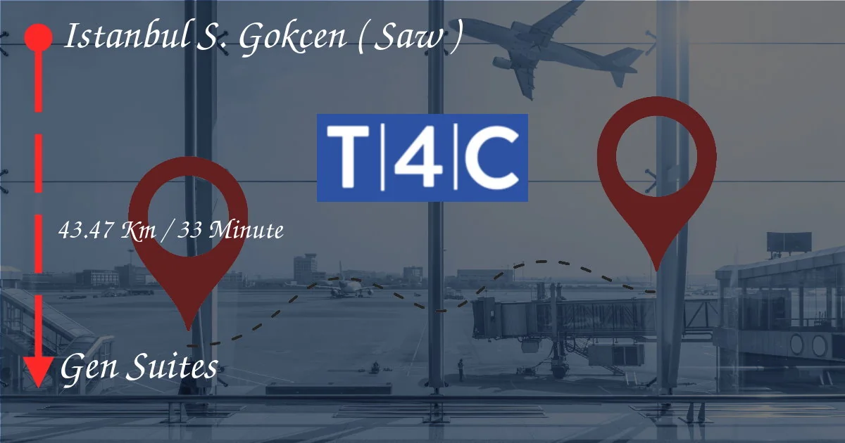 Come andare da Istanbul Sabiha Gökçen (SAW) a Gen Suites
