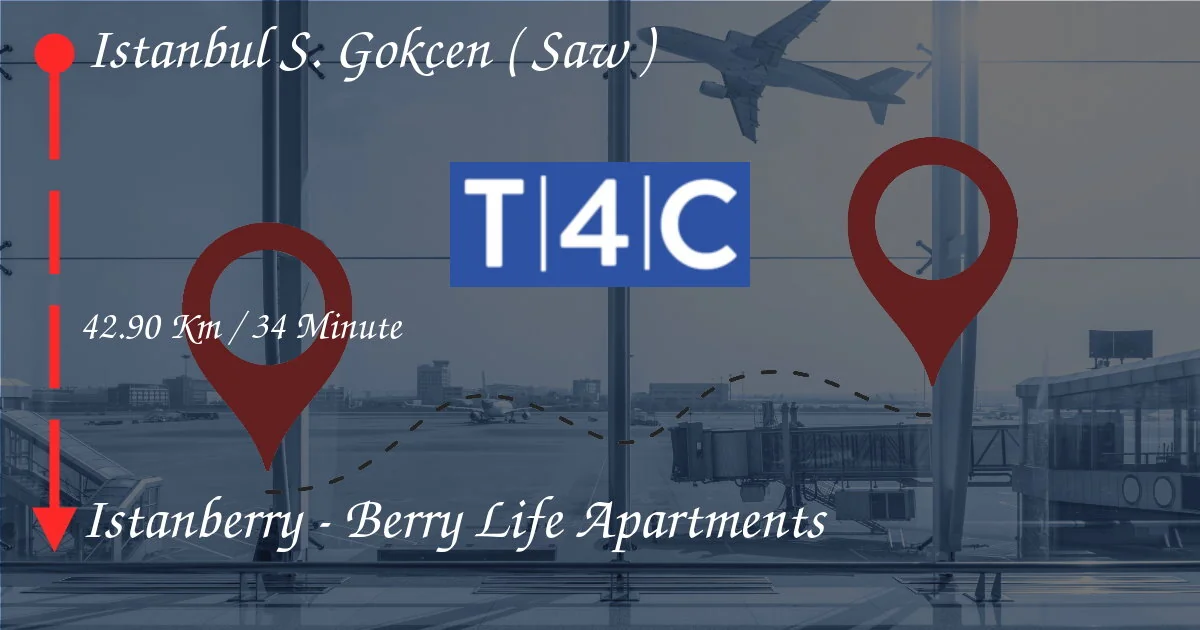 Come andare da Istanbul Sabiha Gökçen (SAW) a Istanberry - Berry Life Apartments
