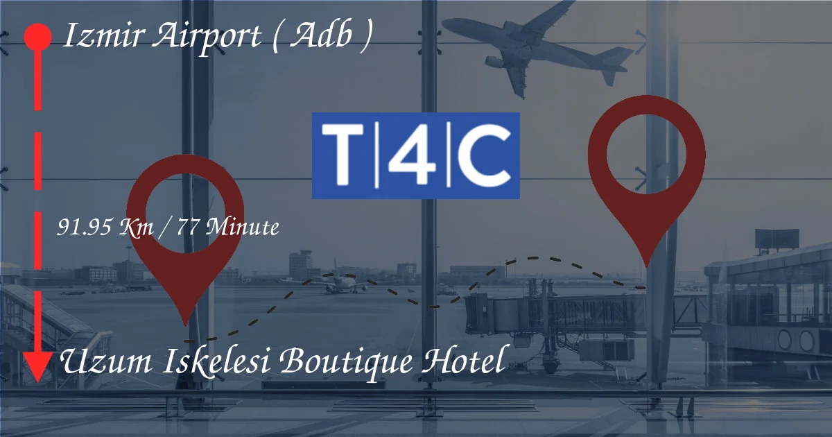 Come andare dall'aeroporto di Izmir (ADB) a Uzum Iskelesi Boutique Hotel