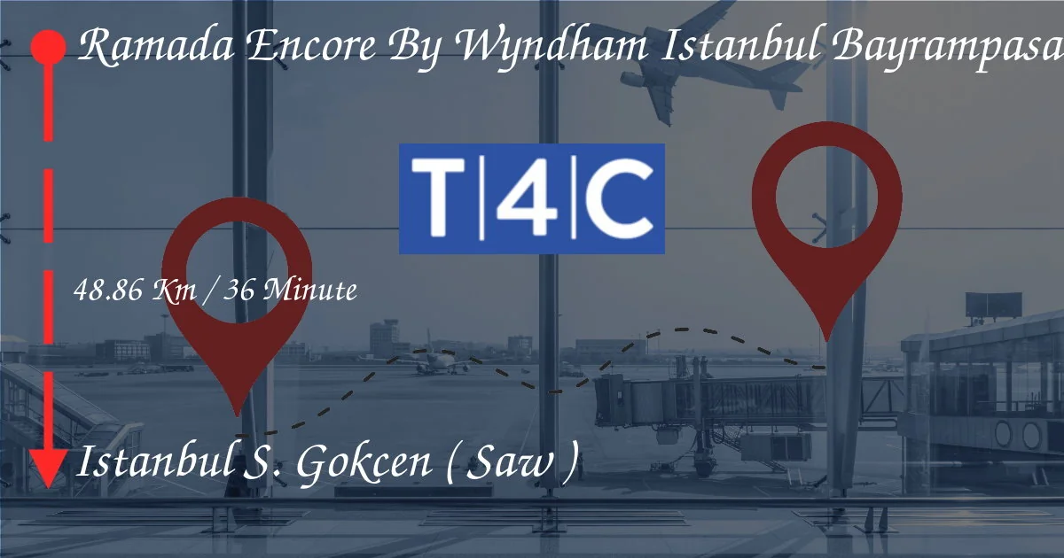 Come andare da Ramada Encore di Wyndham Istanbul Bayrampasa a Istanbul Sabiha Gökçen (SAW)