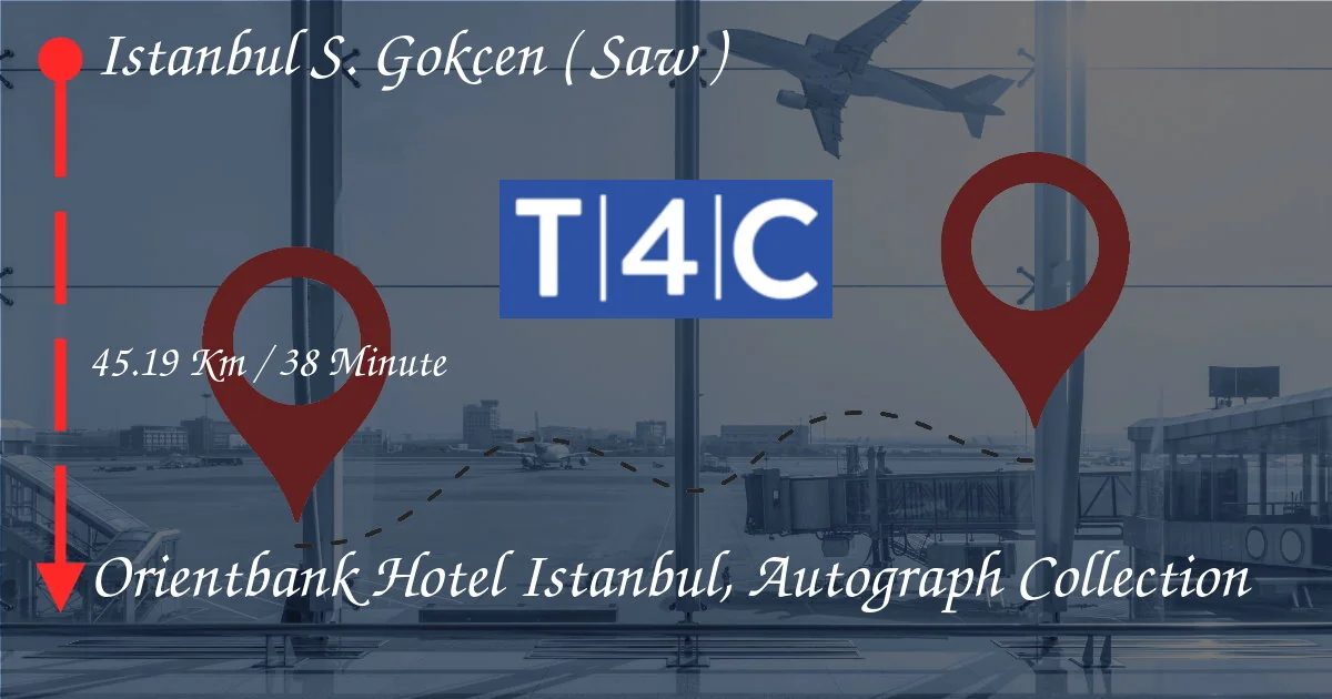 Come andare da Istanbul Sabiha Gökçen (SAW) a OrientBank Hotel Istanbul, collezione autografa