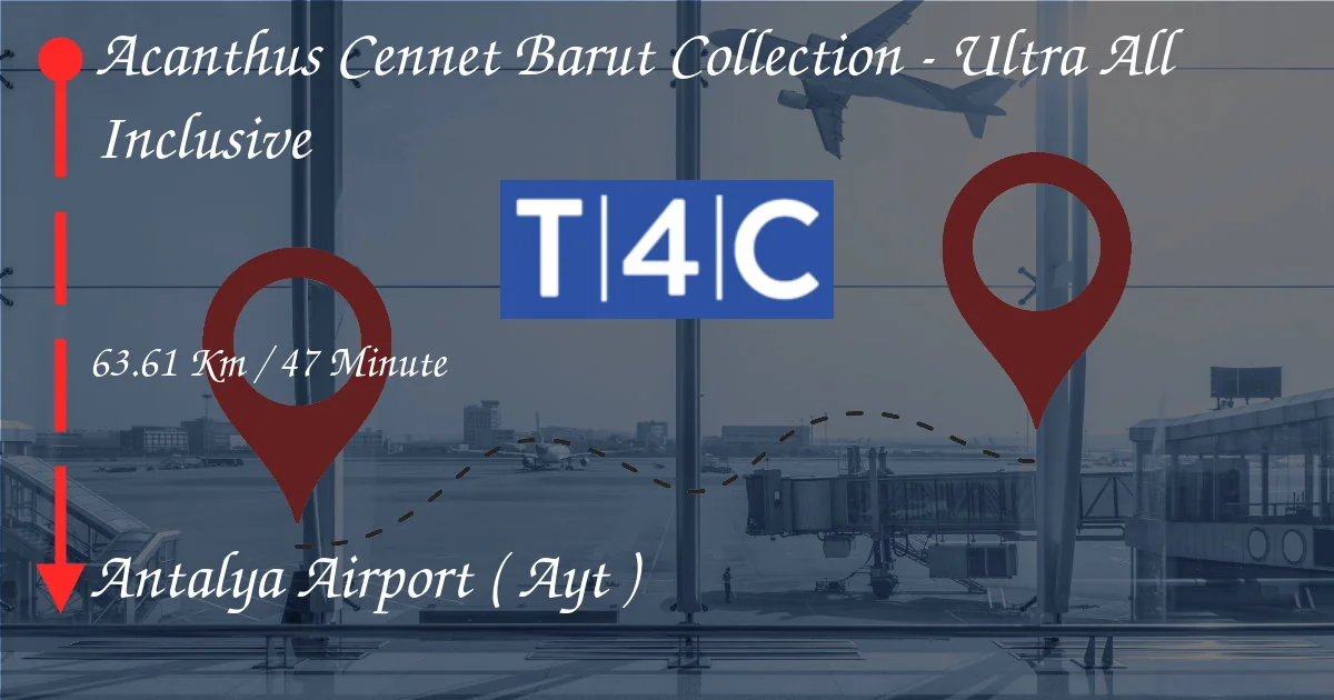 كيفية الانتقال من مجموعة Acanthus Cennet Barut - Ultra شاملة إلى مطار أنطاليا (AYT)