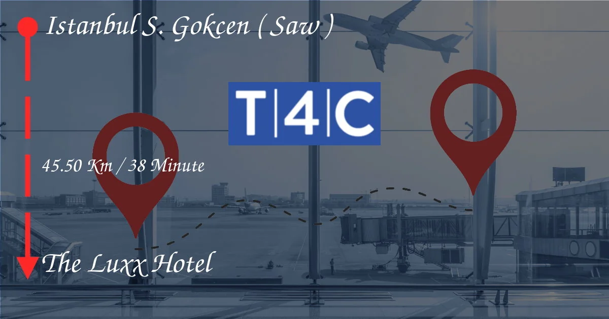 How To Go From Istanbul Sabiha Gökçen (SAW) to The Luxx Hotel