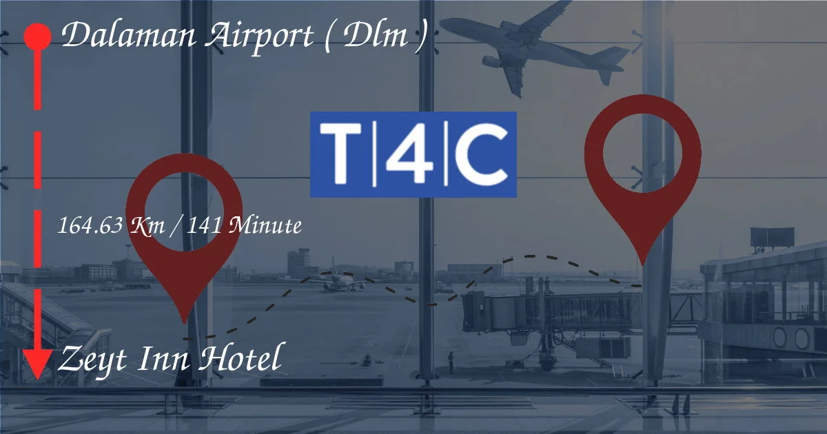 كيفية الانتقال من مطار دالامان (DLM) إلى فندق Zeyt Inn