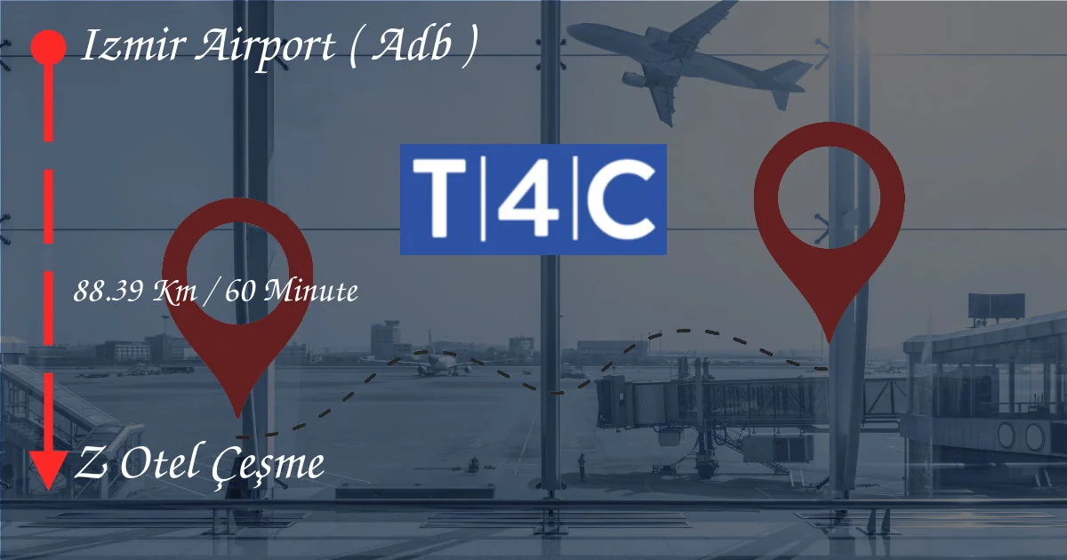 Come andare dall'aeroporto di Izmir (ADB) a Z otel Çeşme