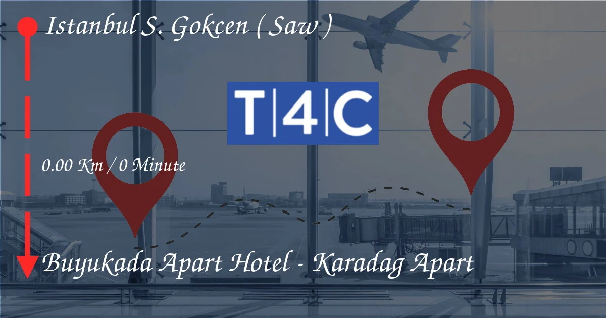 How To Go From Istanbul Sabiha Gökçen (SAW) to Buyukada Apart Hotel - Karadag Apart