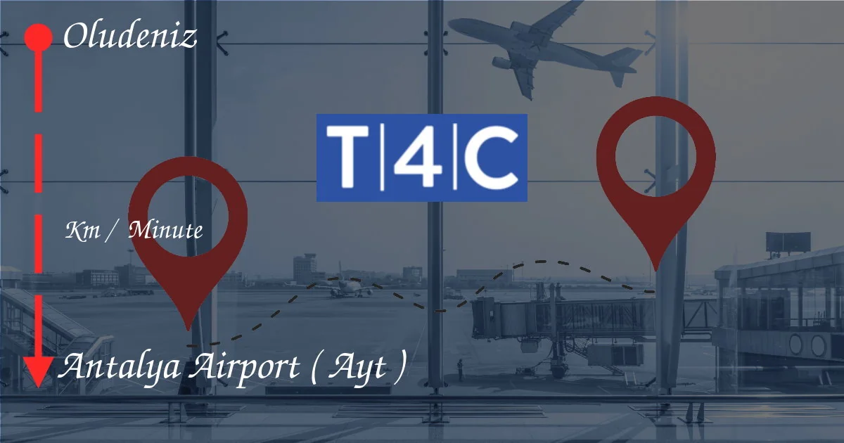 Wie man von Oludeniz zum Flughafen Antalya (AYT) geht