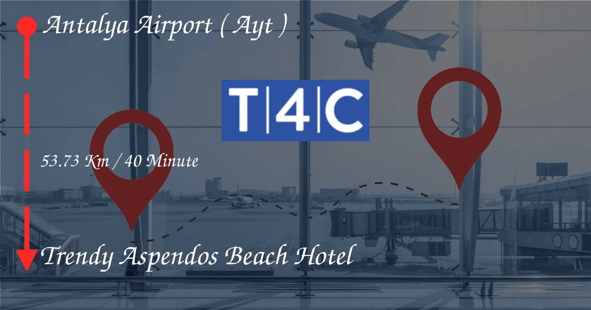 How To Go From ANTALYA AIRPORT ( AYT ) to Trendy Aspendos Beach Hotel