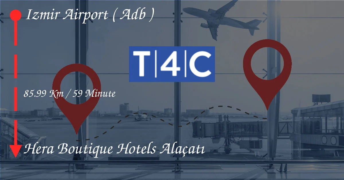 Come andare dall'aeroporto di Izmir (ADB) a Hera Boutique Hotels Alaçatı