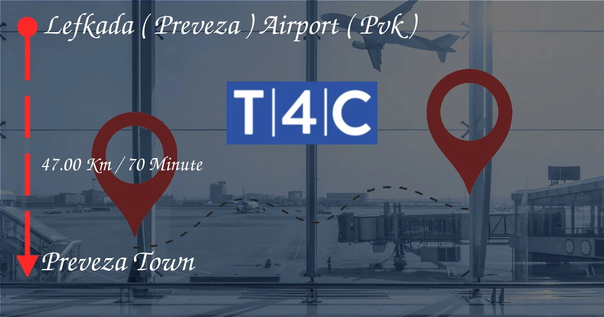 How To Go From Preveza Town to LEFKADA ( PREVEZA ) AIRPORT ( PVK )