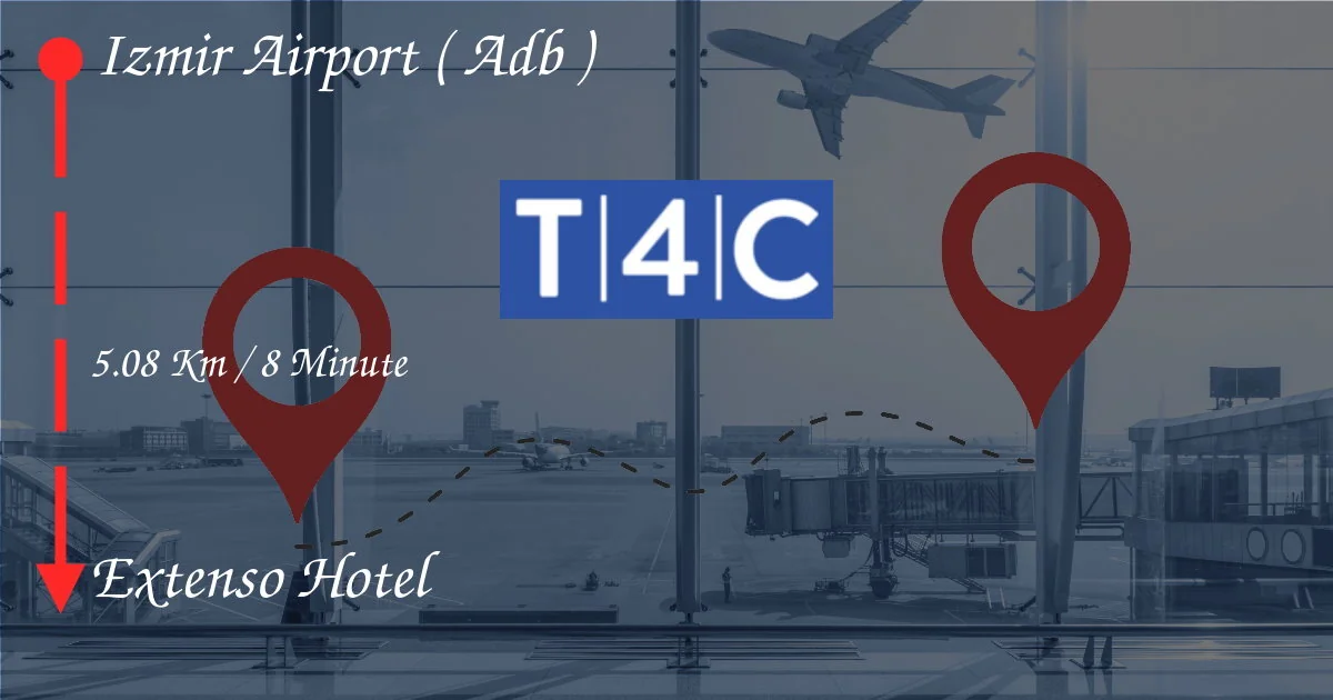 Cómo ir del aeropuerto de Izmir (ADB) al Hotel Extenso