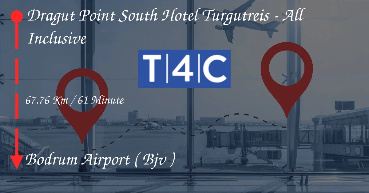 Cómo ir de Dragut Point South Hotel Turguutreis - todo incluido en el aeropuerto de Bodrum (BJV)