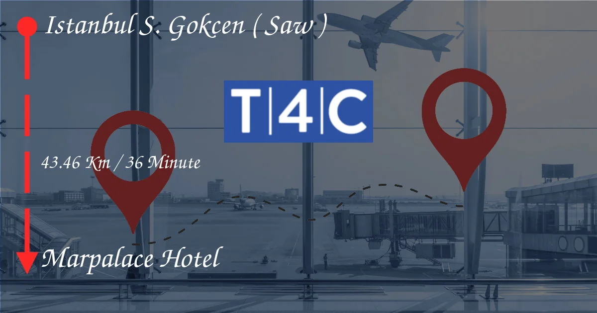 How To Go From Istanbul Sabiha Gökçen (SAW) to Marpalace Hotel