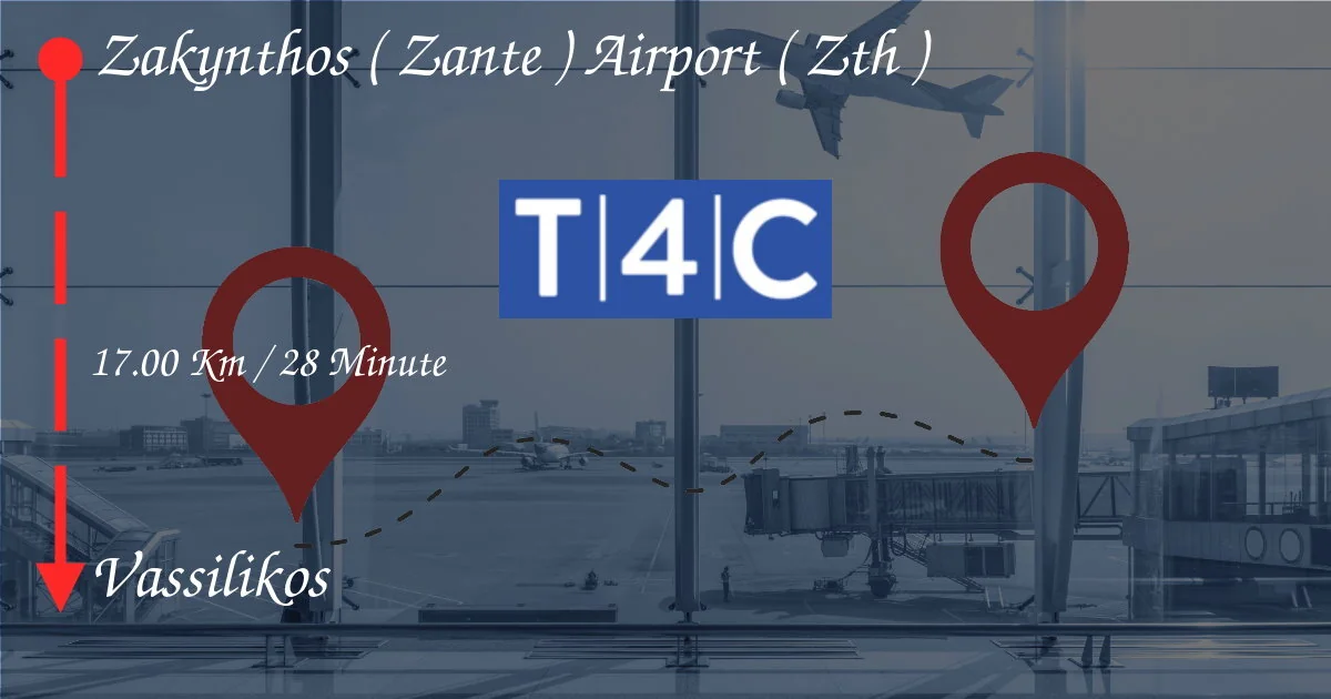 Come andare da Vassilikos all'aeroporto di Zakynthos (Zante) (ZTH)