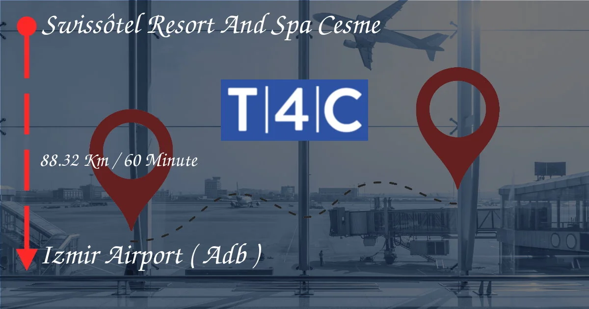 Come andare dal Swissôtel Resort e Spa Cesme all'aeroporto di Izmir (ADB)