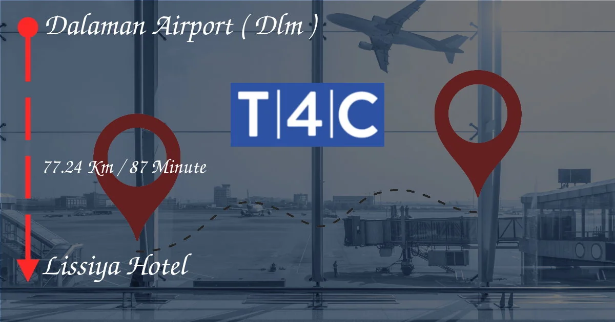 Wie man vom Flughafen Dalaman (DLM) zum Lissiya Hotel geht