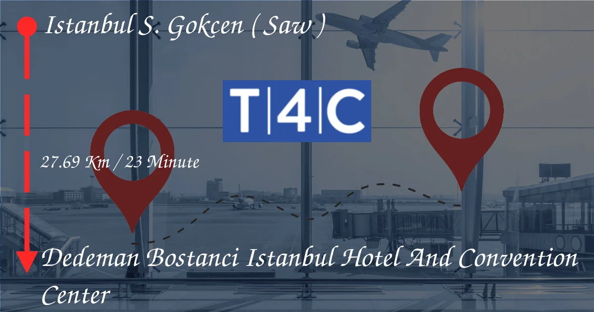 Come andare da Istanbul Sabiha Gökçen (SAW) a Dedeman Bostanci Istanbul Hotel and Convention Center