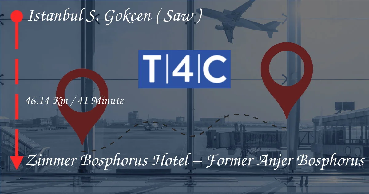 How To Go From Istanbul Sabiha Gökçen (SAW) to Zimmer Bosphorus Hotel – Former Anjer Bosphorus