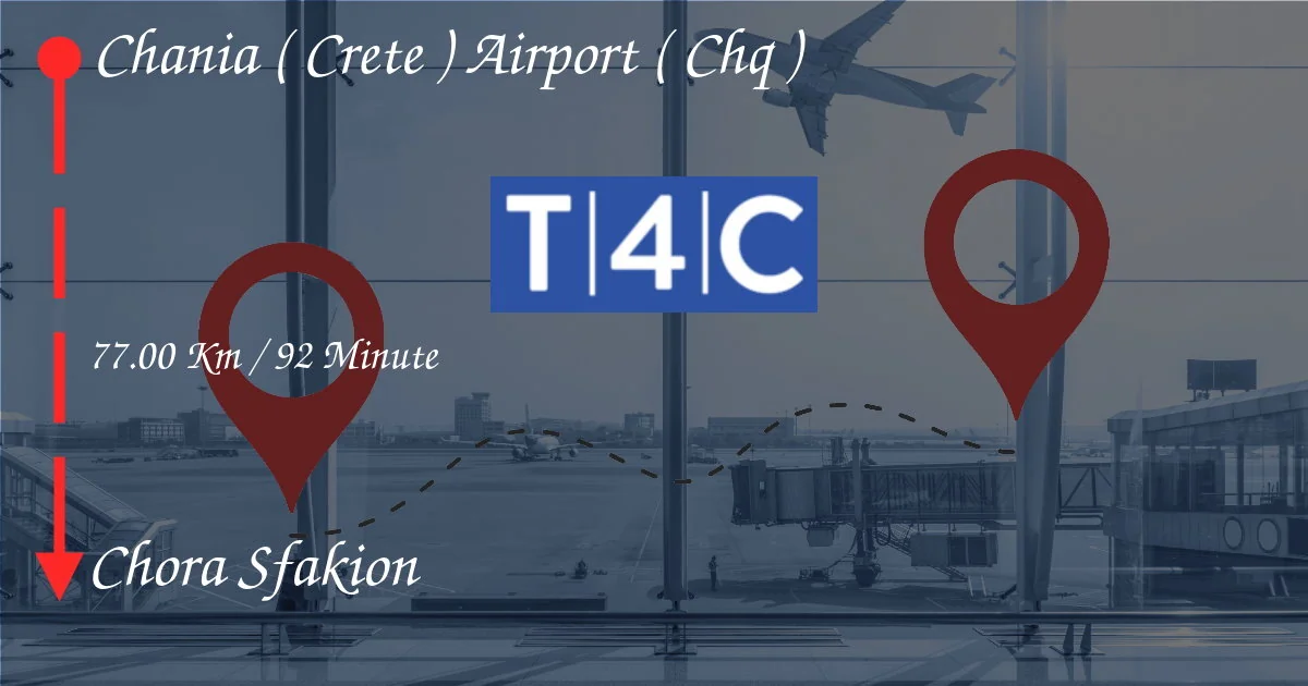 كيفية الانتقال من Chora Sfakion إلى مطار Chania (Crete) (CHQ)