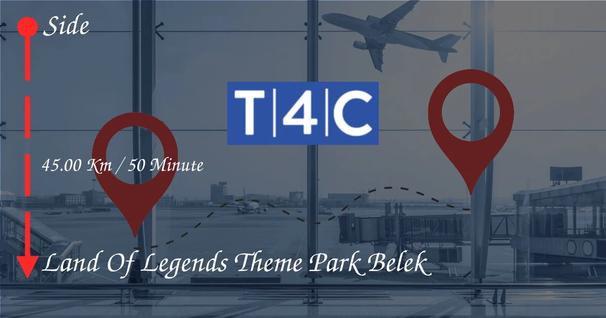How To Go From Side to Land Of Legends Theme Park Belek