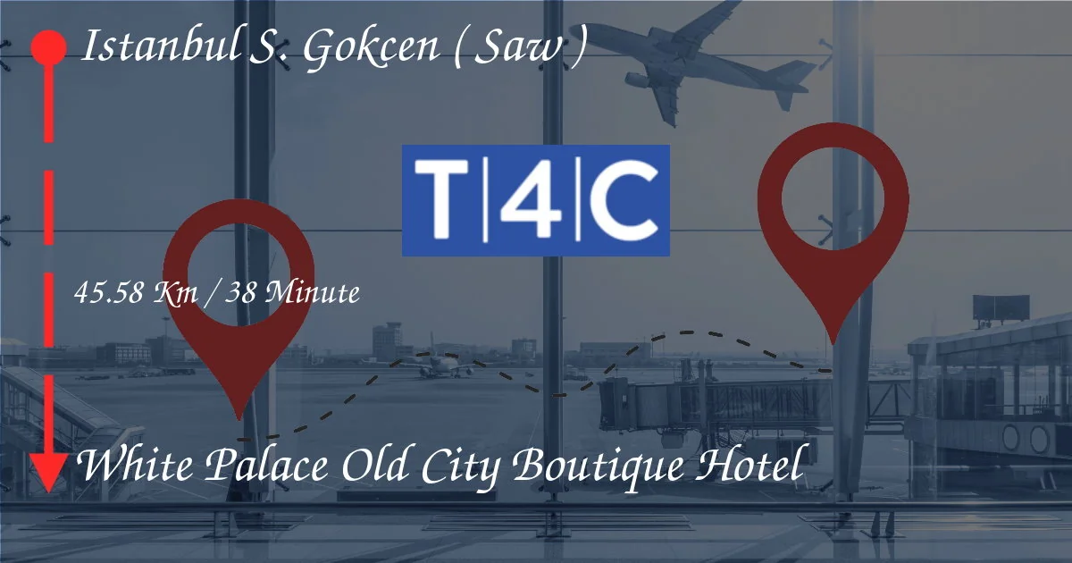 Comment aller d'Istanbul Sabiha Gökçen (scie) à White Palace Old City Boutique Hotel