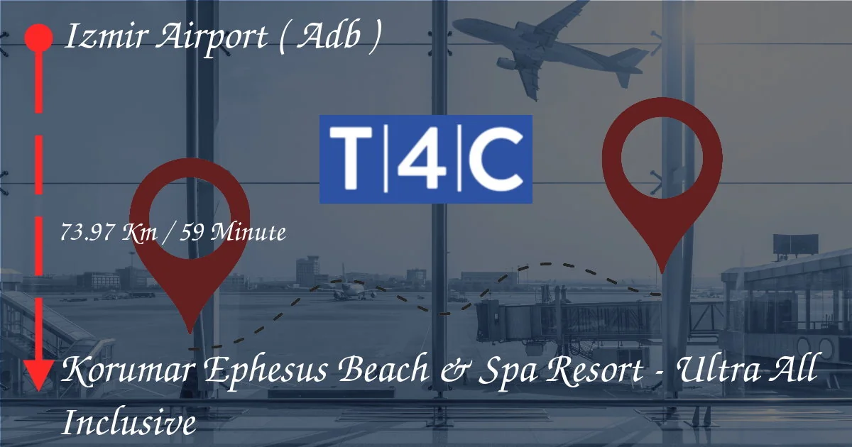 Cómo ir del aeropuerto de Izmir (ADB) a Korumar Ephesus Beach & Spa Resort - Ultra todo incluido