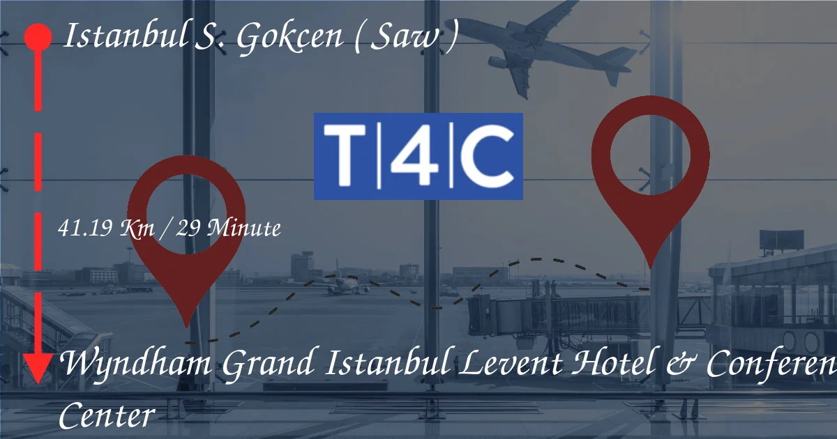 Come andare da Istanbul Sabiha Gökçen (SAW) a Wyndham Grand Istanbul Levent Hotel & Conference Center