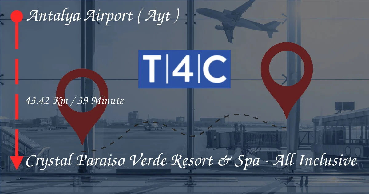 Come passare dall'aeroporto di Antalya (AYT) a Crystal Paraiso Verde Resort & Spa - All inclusive