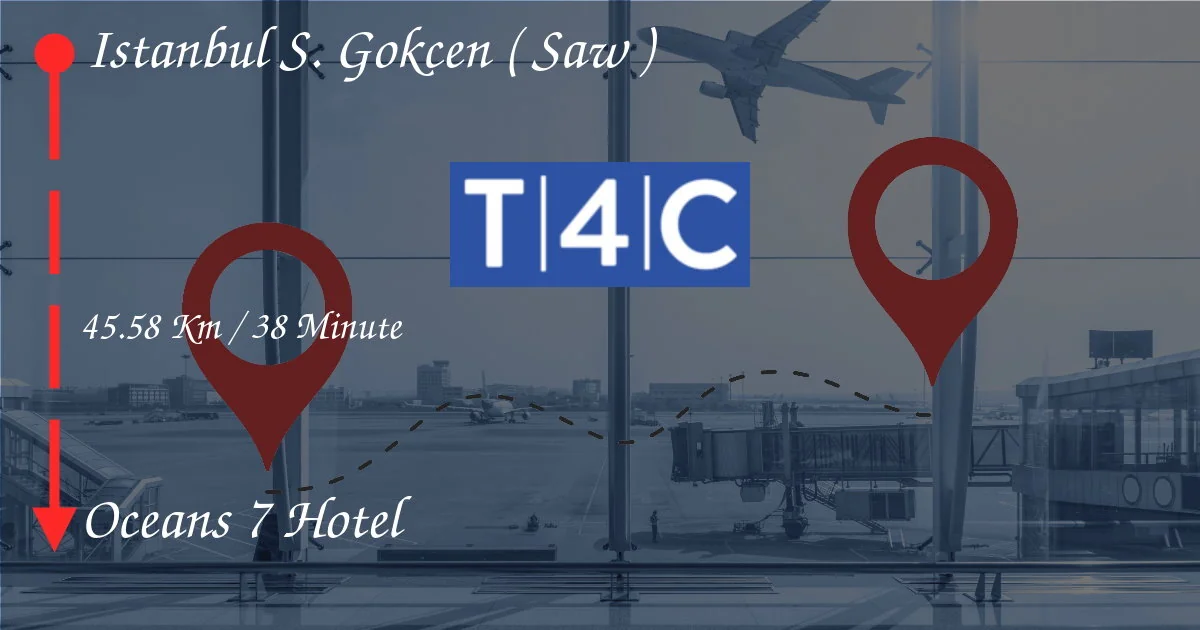 Come andare da Istanbul Sabiha Gökçen (SAW) a Oceans 7 Hotel