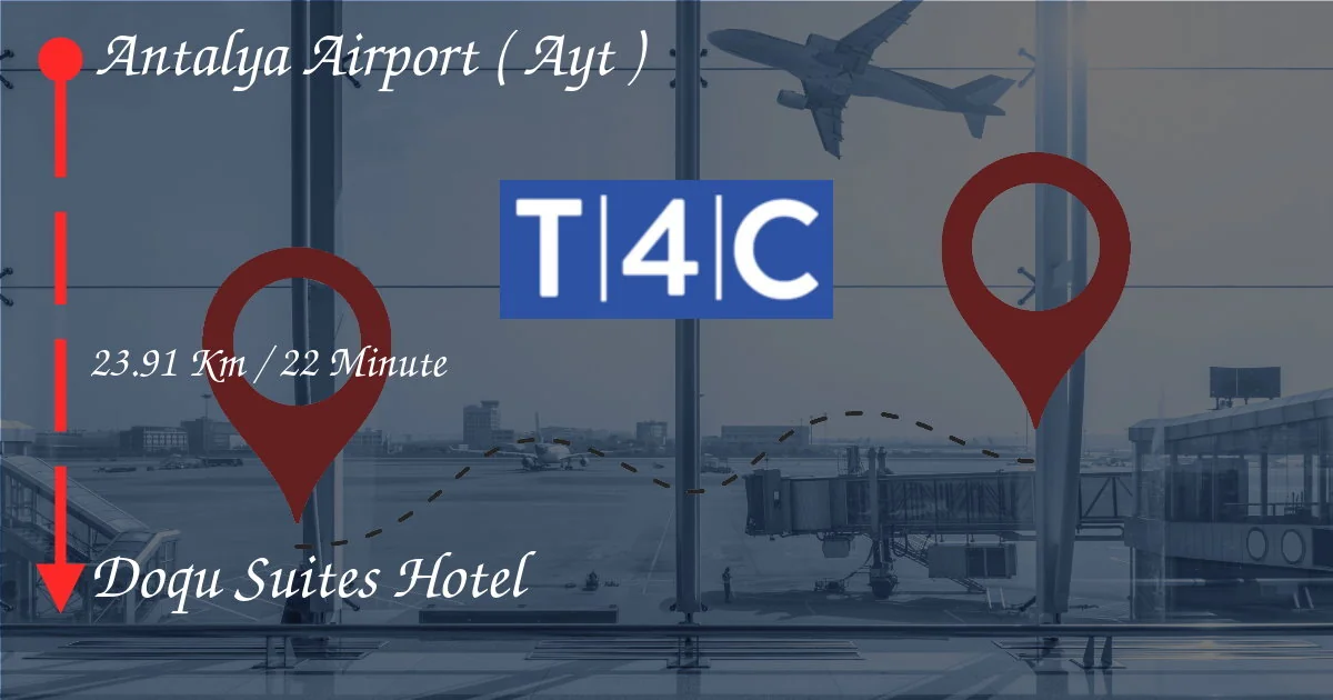 How To Go From ANTALYA AIRPORT ( AYT ) to Doqu Suites Hotel