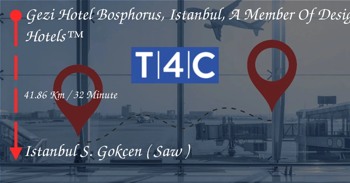 Come passare da Gezi Hotel Bosphorus, Istanbul, un membro di Design Hotels ™ a Istanbul Sabiha Gökçen (SAW)