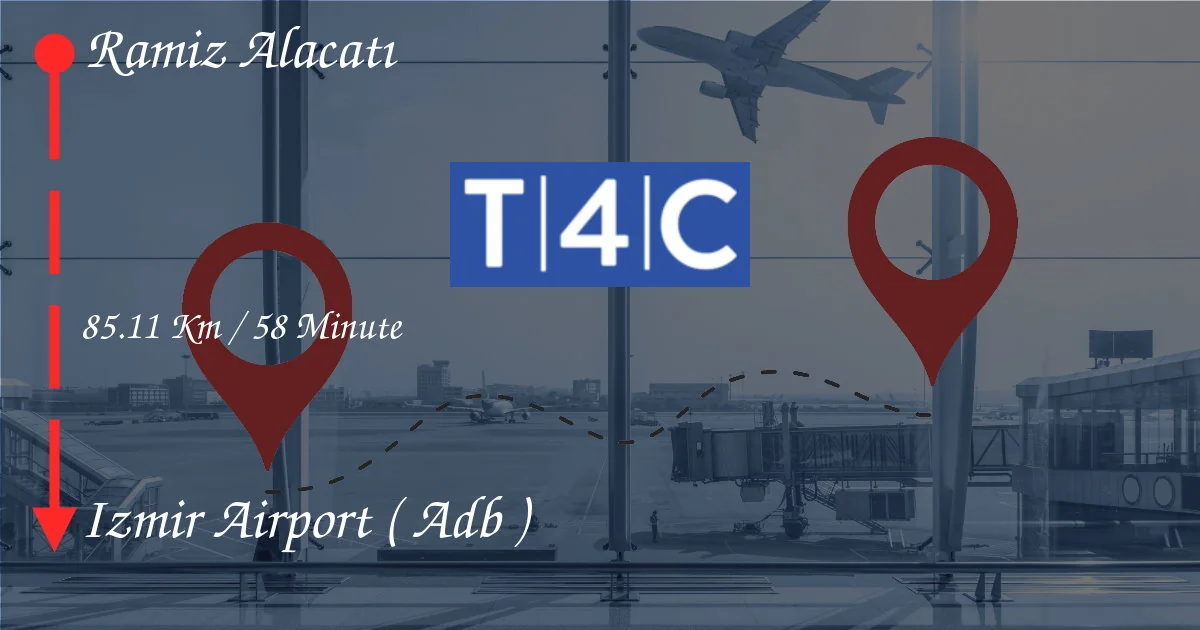 Come andare da Ramiz Alacatı all'aeroporto di Izmir (ADB)