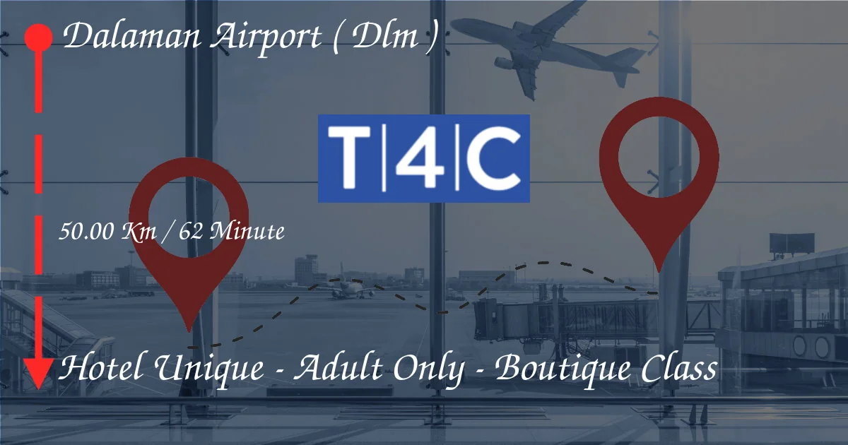 Wie man vom Flughafen Dalaman (DLM) zum Hotel einzigartig ist - nur für Erwachsene - Boutique -Klasse